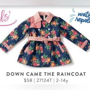 Matilda Jane Raincoat Floral Water Repellant